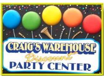 $100 Gift Certificate to Craig's Warehouse