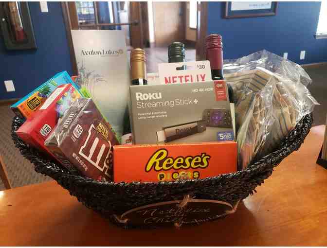 Pkg #78-Gift Basket with Roku 4K Stick Plus, Laundry items and More