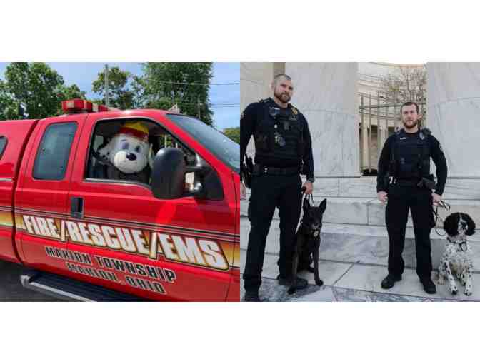 Pkg #107-Fire Station Tour/Lunch, Police Ride-Along, Pancake basket and More