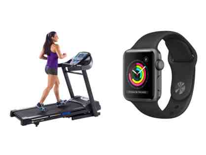 Pkg #117-Treadmill and Apple Watch