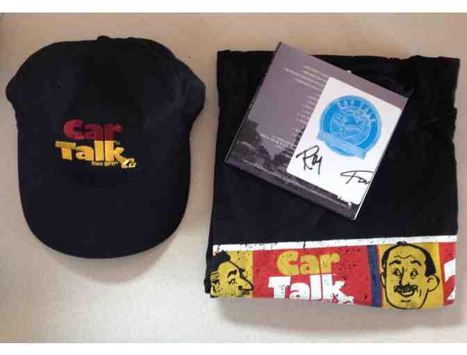 Car Talk Merchandise - hat, t-shirt, Stairway to Heapdom autographed CD