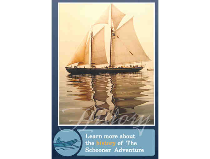 The Schooner Adventure- Four Tickets for a Four Hour Sail