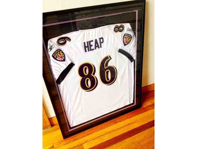 Framed Autographed Todd Heap Jersey