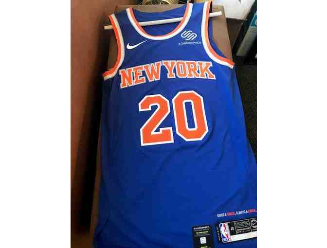 Autographed New York Knicks Kevin Knox Jersey