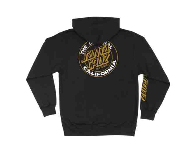 Santa Cruz Cali Dot Zip front hoodie Size Medium