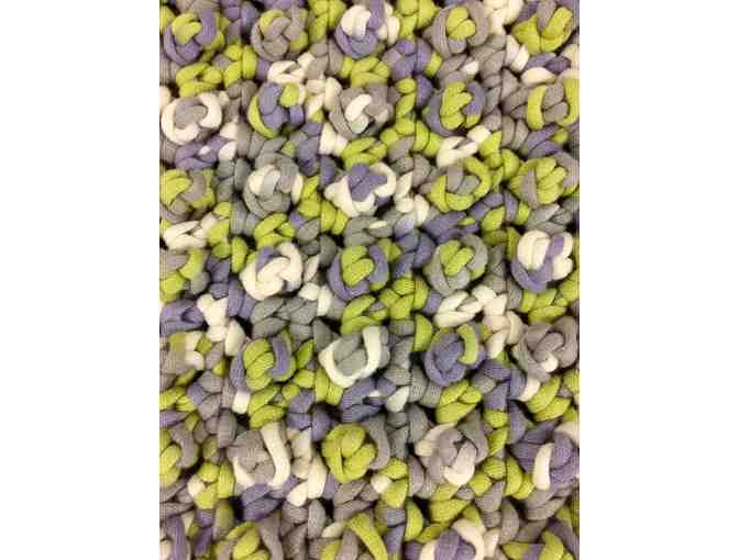 Jersey Material Crocheted Blanket