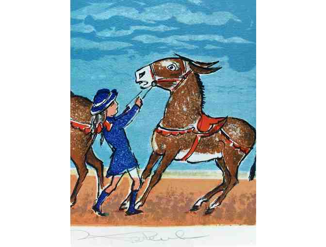 Original Lithograph signed by French artist Jean Lareuse