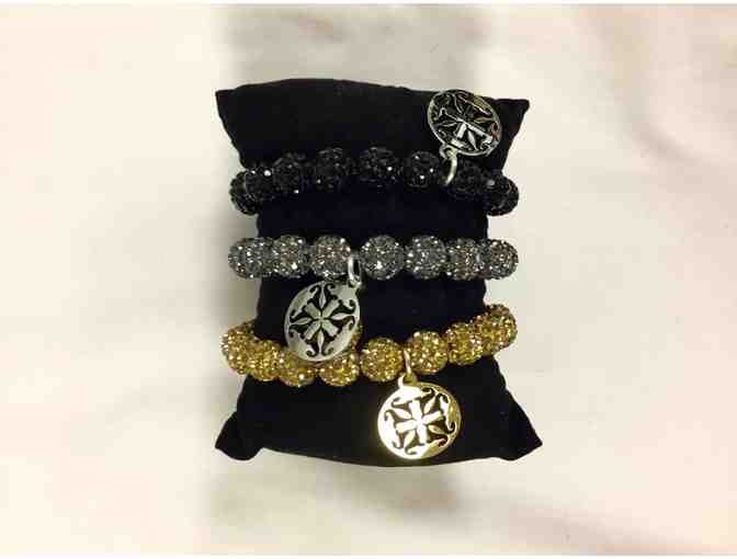 Black and Gold Rustic Cuff Combo