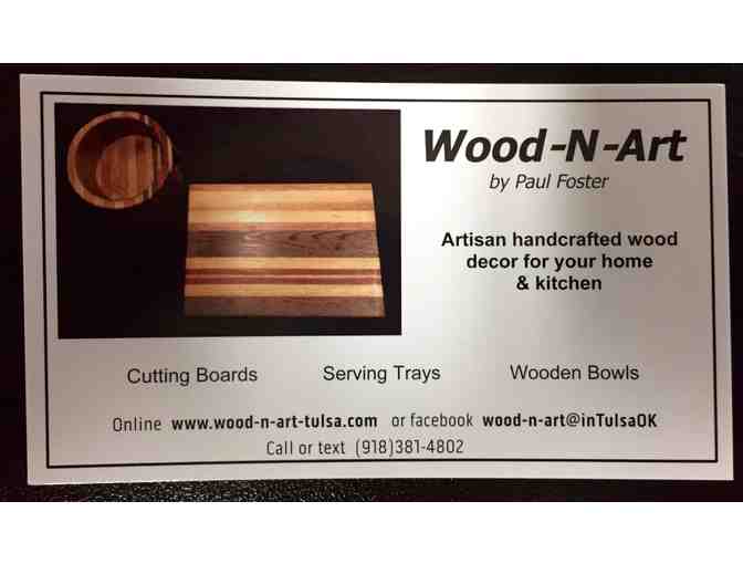 Hand Crafted Hardwood Cutting Board & Matching Bowl