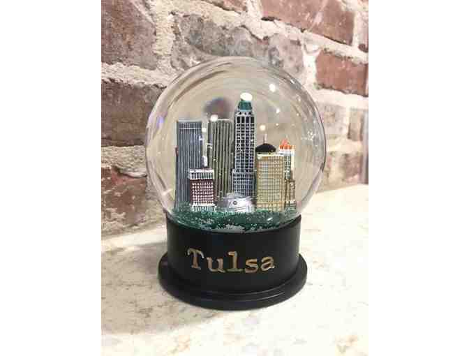 Tulsa Snow Globe
