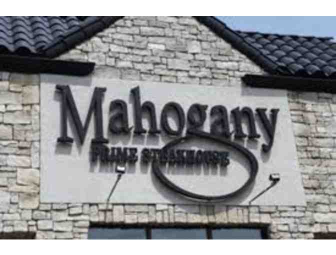 Mahogany Prime Steakhouse Gift Certificate