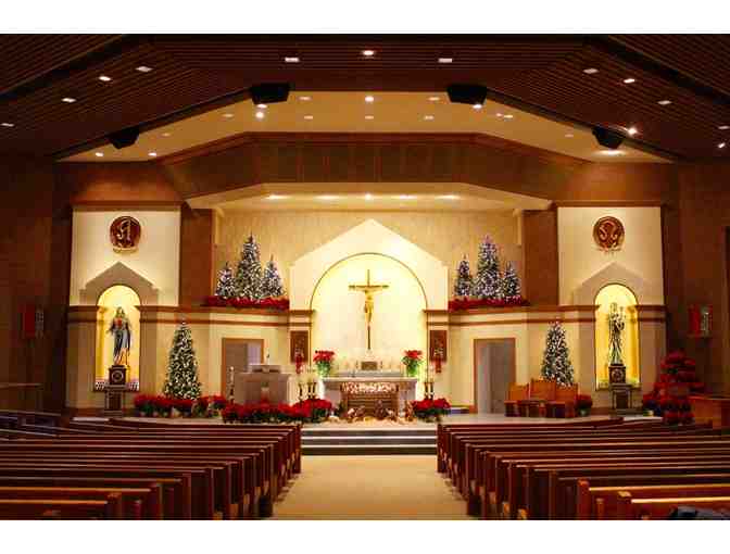 Front Row Pew on Christmas Eve OR Easter Sunday with Reserved Parking