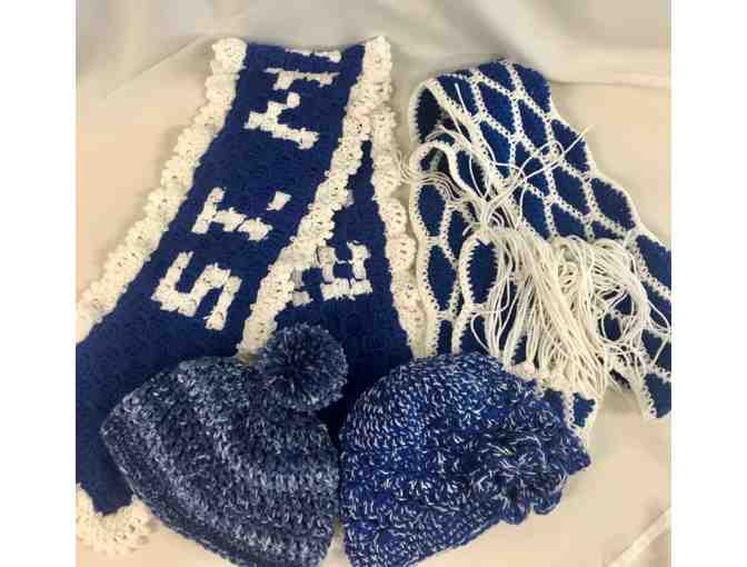 Crocheted St. Mary Scarves & Hats