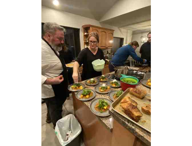 Private Gourmet Dinner for 10 with Father Stuart, Chefs Fusco and Wegner