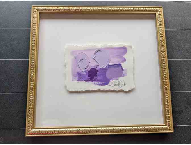 Purple Abstract Original Art by Samantha Jezek