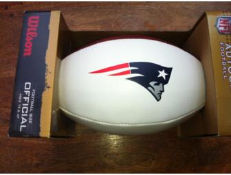 New England Patriots - Football Autographed by Rob Gronkowski #87