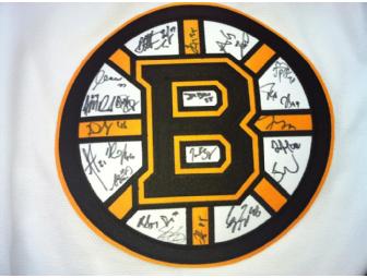 Bruins Autographed Team Jersey -Signed by the 2012-2013 Boston Bruins