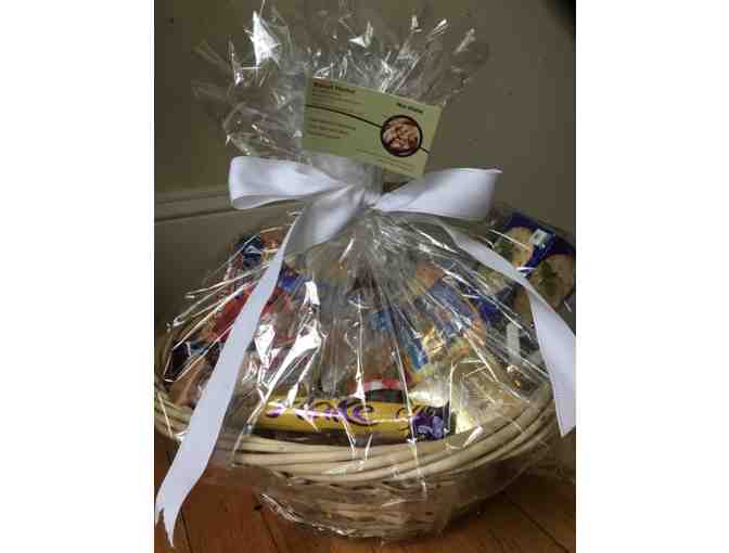 Gift Basket Filled with International Delicacies from Walnut Market in Newton Highlands!