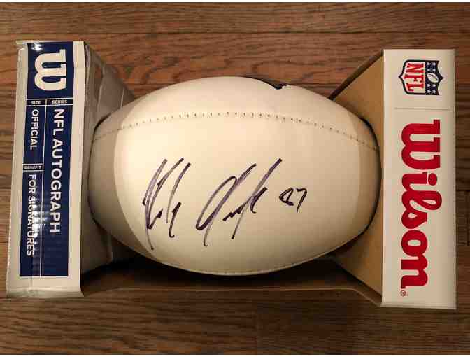 New England Patriots Football Signed by Gronk!