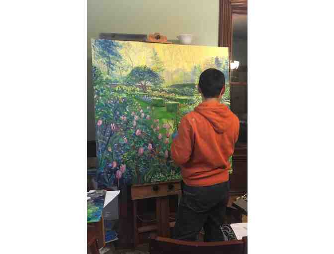 Art Class for Adults - Oil Painting with Artist & Mason-Rice Dad Sam Zhao
