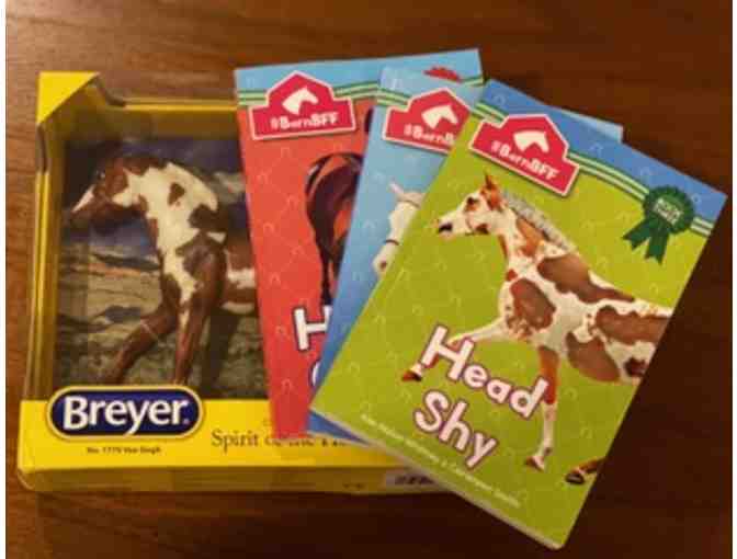 Youth Book Series by Local Author and Mason-Rice Parent Kim Whitney - PLUS a Toy Horse!