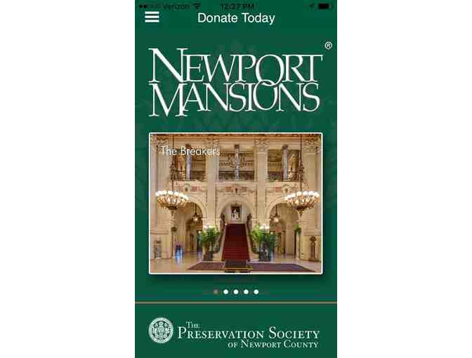 Newport Mansions - Four Guest Passes!