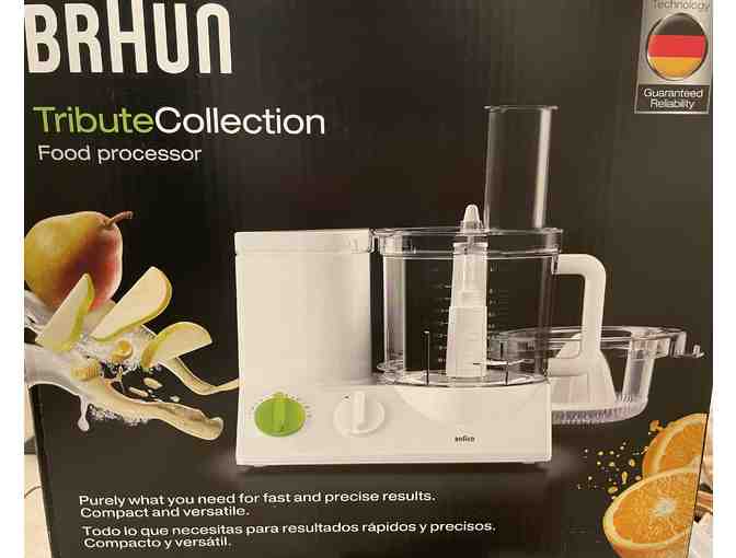 Braun 12 Cup Food Processor Ultra Quiet Powerful Motor, 7 Attachments & Juicer