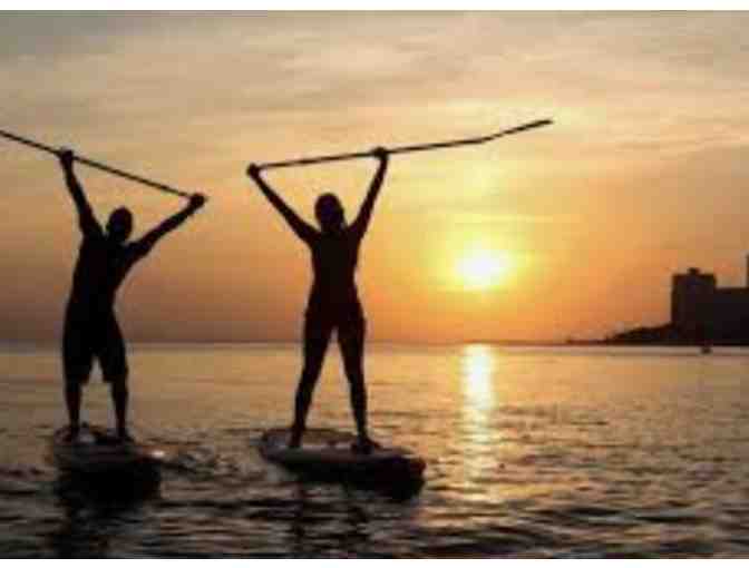Sunset Paddleboard Ride on Crystal Lake with Wine and Cheese for 2! - Photo 1