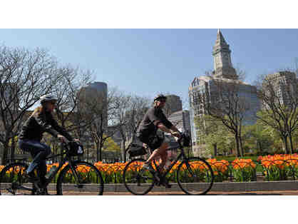 A Classic Bicycle Tour of Boston OR a Hybrid Rental for Two