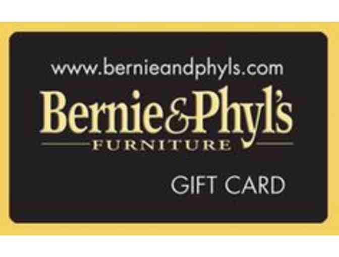 $50 Gift Certificate to be used towards a purchase at Bernie & Phyl's Furniture