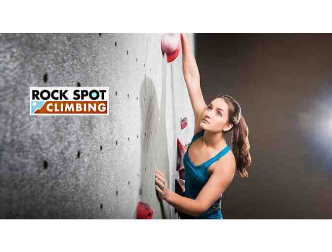 $25 One Day Pass with gear at the Rock Spot Climbing