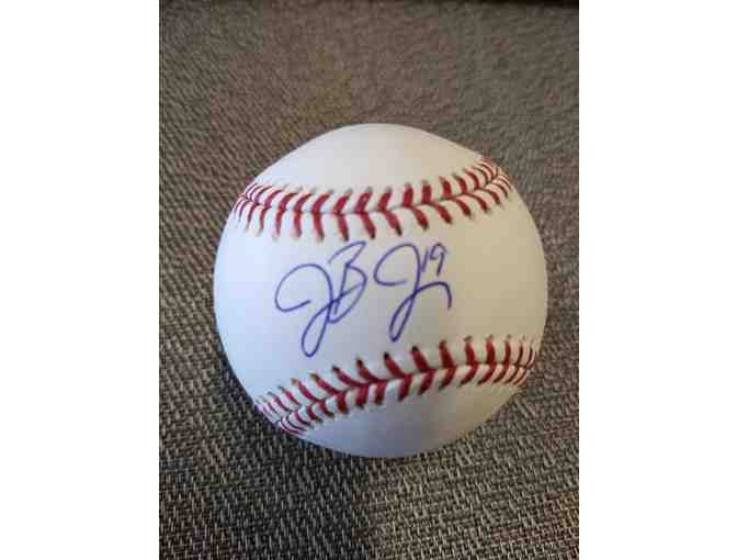 Jackie Bradley Jr. Autographed Baseball from the Boston Red Sox