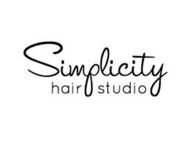 $100 Gift Certificate for Hair Products at Simplicity Hair Studio in Sudbury, MA