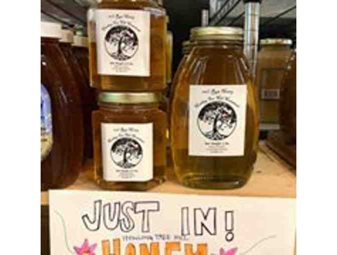 Howling Tree Hill Homestead - 3 One-Pound Jars of Raw, Organic Wildflower Honey