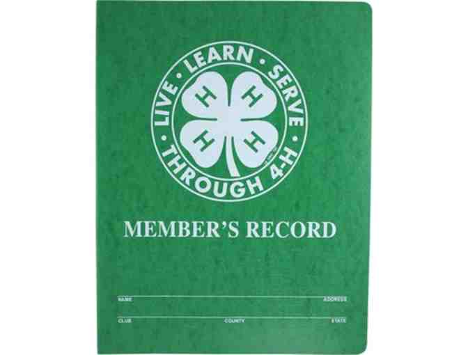 BUY NOW DONATION - 4-H Club Project and Record Books