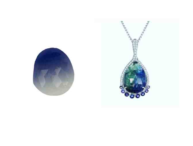 VIVAAN Sapphire Stone and Bespoke Jewelry - Ombre Blue Sapphire