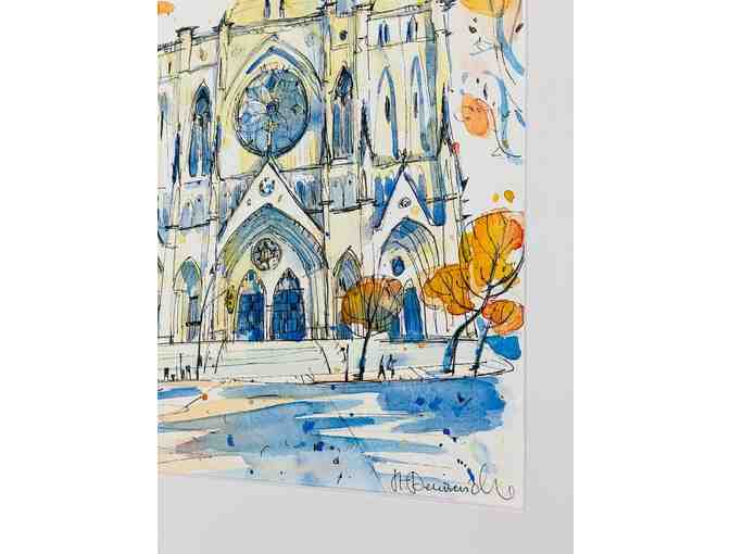 Artist Helen Denisevich's Custom NYC Painting