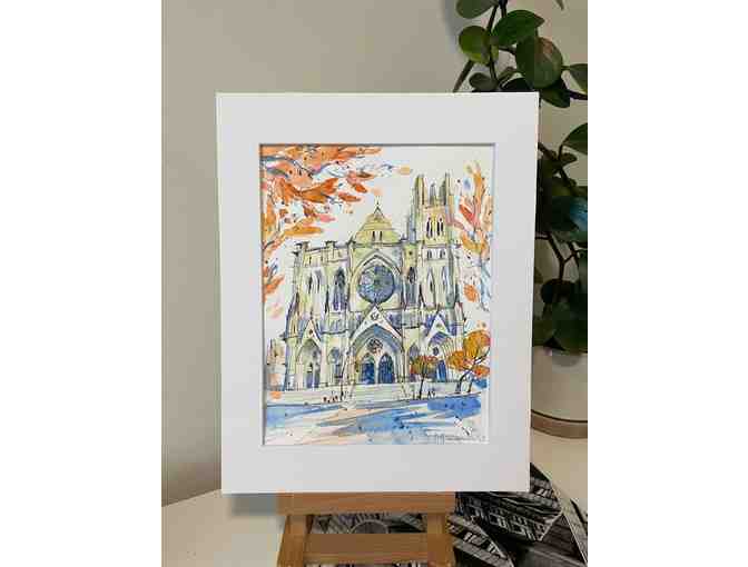 Artist Helen Denisevich's Custom NYC Painting