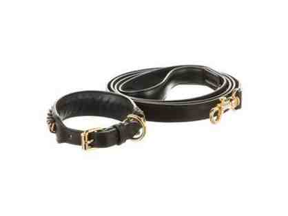Stella McCartney textured dog collar and leash set