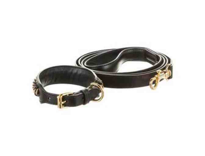 Stella McCartney textured dog collar and leash set