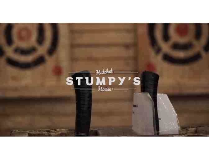 Stumpy's Hatchet House's Throwing Package