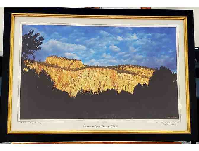 Sunrise at Zion -- Original Photography -- signed / limited edition - Photo 1