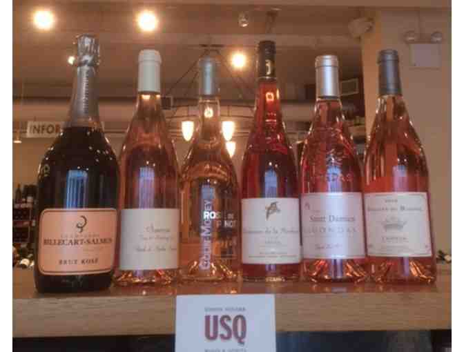 Six bottle rose wine selection