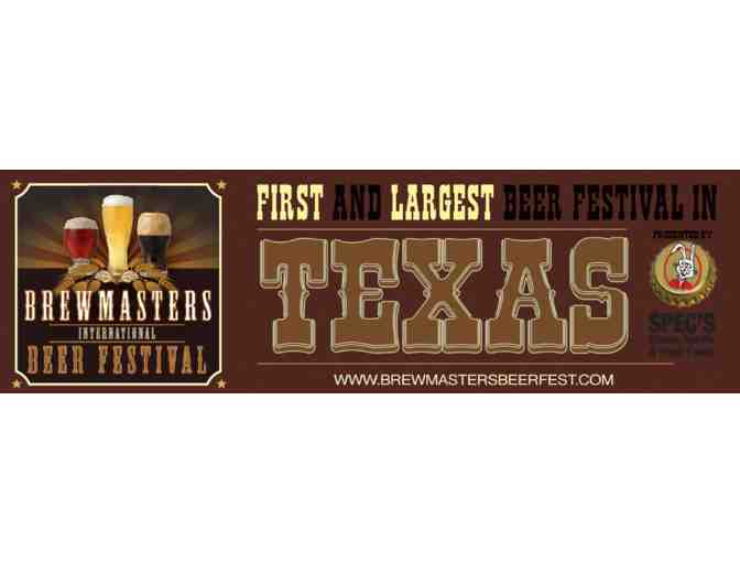 Two VIP tickets to BrewMasters Craft Beer Festival Grand Tasting, Galveston, TX