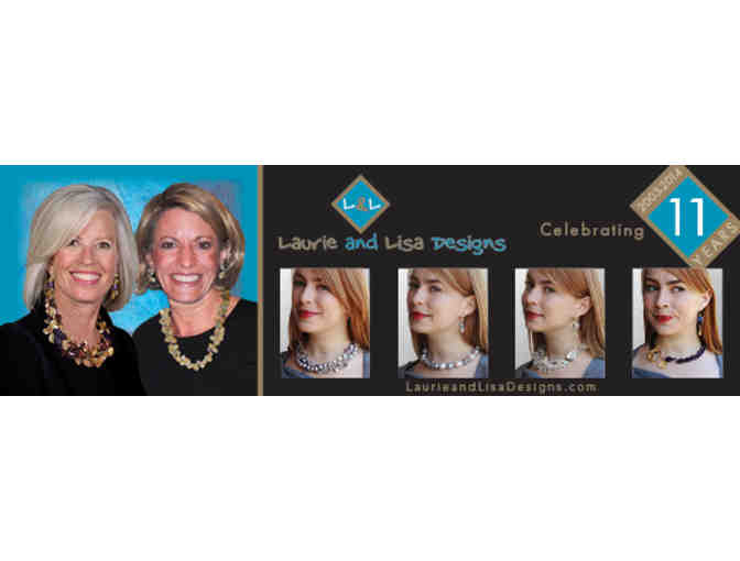 14mm Platinum Shell Pearl Pendant with Sterling Silver Chain by Laurie and Lisa Designs