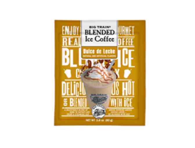 (1) Big Train Fit Frappe Variety Box, (14) Big Train Single Serve Blended Ice Coffee/Creme