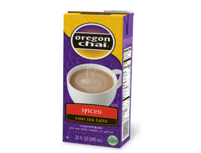 Oregon Chai Teas and Concentrates Package with Stickers