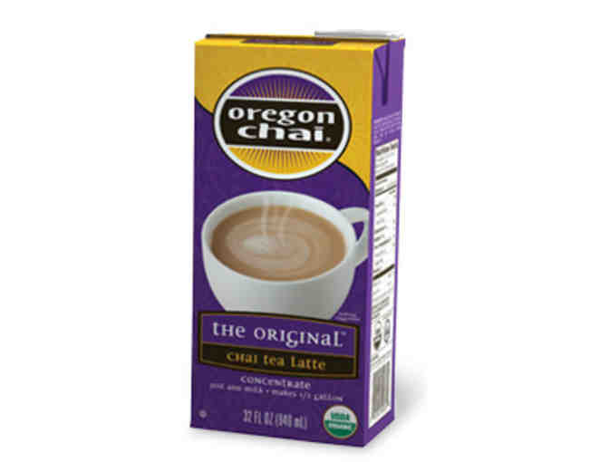 Oregon Chai Teas and Concentrates Package with Stickers