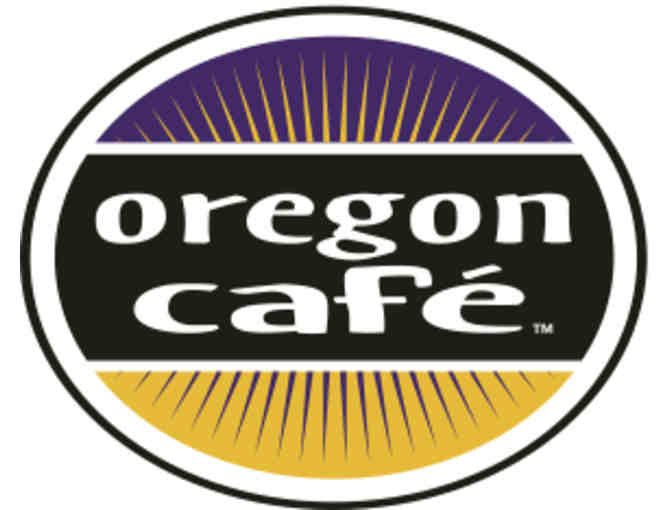Four (4) Oregon Cafe 16.9oz concentrates and One (1) Oregon Cafe button