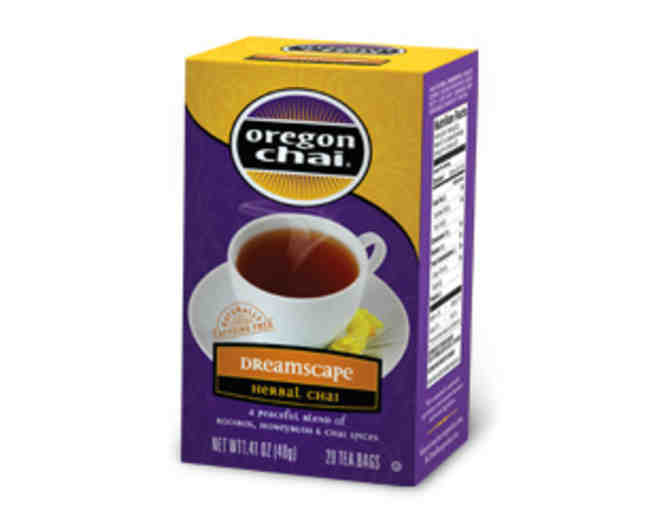 Oregon Chai Teas and Concentrates Package with Stickers